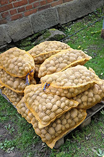 100 Stück Raschelsäcke 41cm x 63cm Kartoffelsack Gemüsesack Zwiebelsack Sack - 7