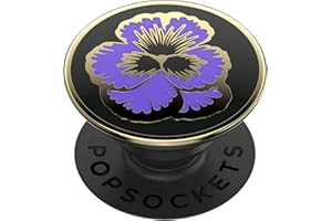 PopSockets PopGrip - Soporte y Agarre para Teléfonos Móviles y Tablets con un PopTop Intercambiable - Flowering Iris Enamel