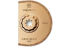 FEIN Disco de metal duro segmentado HM, Set 1 disco Ø90 mm, Ancho de corte aprox. 2,2 mm., Alojamiento SLP, deal para trabajar en esquinas y en bordes sin que se solape