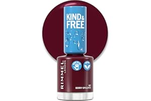 Rimmel London Kind and Free Clean Nail Polish 8ml 157 Berry Opulence