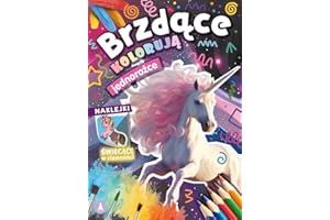 Brzdące kolorują. Jednorożce (naklejki świecące w ciemności)