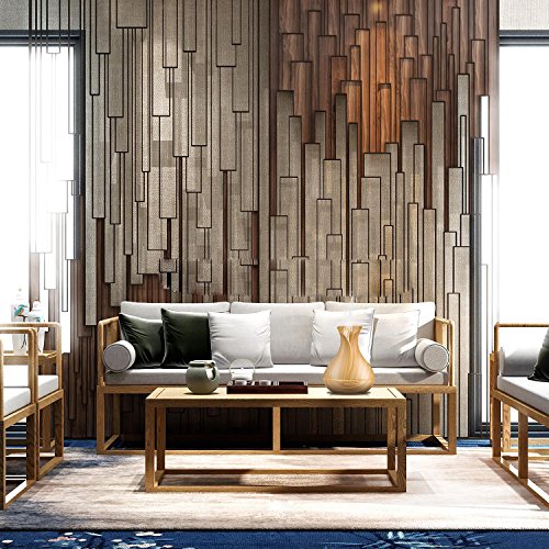 Aroma Diffuser, OliveTech 2017 neueste Holz Korn 400ml Ultraschall Ätherisches Öl Diffusor kühlen Mist Luftbefeuchter mit 7 Farbe LED Lichter ändern und Wasserlose Auto Absperrung für Hause Büro Schlafzimmer Baby Zimmer - 7