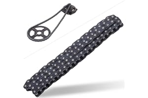 Santing Pocket Bikes Kettenersatz, T8F Kette 96 Glieder Kette Kettengürtel T8F Stahlantriebskette für Mini Dirt Bike Quad ATV 47cc 49cc Minimoto Pocket Bikes