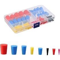 Casstaly Kit Di 60 Tappi Conici In Gomma Siliconica - 2