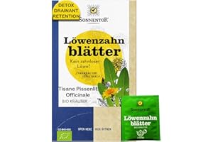 2W ORGANIC Tisane Pissenlit Bio Diurétique Drainante Detox Foie Puissant Et Rapide (18 Sachets) | Retention D'Eau Drainant Puissant – Infusion Pissenlit Bio The Detox – The Minceur