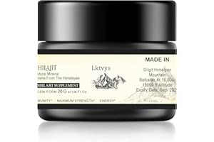 LKTVYS Shilajit Organic, Shilajit Resin Himalayan- Golden Shilajit, Himalayan Source, Rich in Fulvic Acid, 100% Pure and Natural for Immune Support and Energy Boost