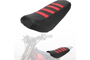 IUVWISN Dirt Bike Seat Cover Motorcycle Soft Anti-Slip Pad Rubber Fit for Surron Sur Ron Seat Light Bee S/X Electric Bike EBike Red