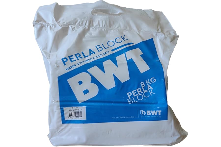 BWT Water Softener Block Salt SALTBLO 8 kg (Set of 2 4kg Blocks Included Within Pack)