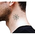 The Canvas Arts Men's and Women's Temporary Om Tattoo Waterproof For Wrist, Arm, Hand Tattoo (60x105 mm)