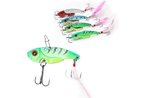 WANBY Esplosivo Colore Speciale Spinner Cucchiaio Swimbait Vibrante Jigging Acqua Dolce Saltare Esce da Pesca con Amo Attrezzatura da Pesca per Trota Spigola Salmone