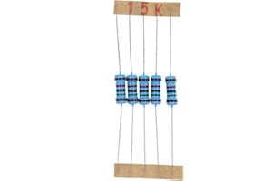 HUABAN 100 Pièces 1 Watts 1W 15K Ohm 1% Résistance à film métallique