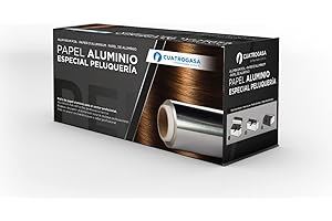SIA Papel Aluminio Especial Peluquerias 120 cm ancho x 100 m 0,490 g (13 micras de espesor)
