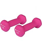 Gymenist &ccedil;ift dambıllar 2'li set yumuşak kaymaz Grip dambıllar &ccedil;ift neopren ile