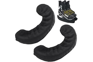 NyxSeat 1 para łyżew ochronnych na płozy, z mikrofibry, antypoślizgowe etui ochronne, ochraniacze na łyżwy, akcesoria do łyżew, łyżwy do jazdy figurowej i dla dzieci (czarne)