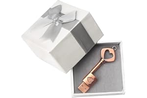 leizhan Clé USB 32 Go avec boîte, Métal Memory Sticken Forme de Cœur en Étanche Stockage Externe Cadeau Romantique Mariage