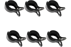 KHDULQ 6 Pcs Poussette Clip, Pinces Pour Mousseline, Pince Poussette Universelle, Poussette de Couverture Pour Fixer des Couvertures en Tulle, Des Couettes, Des Serviettes D'Allaitement, des Jouets