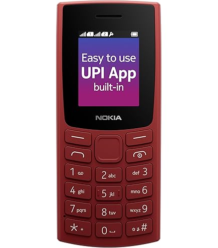 Refurbished) Nokia 106 Single Sim, Keypad Phone with Built-in UPI