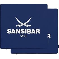 Sansibar Zierkissen 45x45 Cm, 2er-Set – 100% Baumwolle, Grau/weiß
