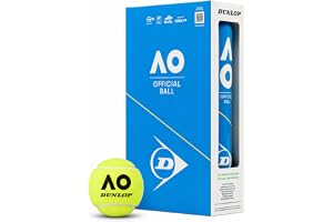 Dunlop tennisbollar Australian Open | Officiell boll | ITF-godkänd | Grand slam kvalitet | Premium gummikärna