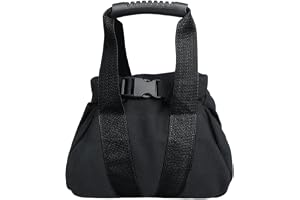 Träningssandsäckar 0-35 lbs tung utrustning, Svart, Se beskrivningen | Justerbar vikt fitness sandväskor med handtag för kvinnor män hem gym fitness träning tyngdlyftning yoga sport