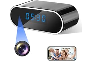 ZGSZ WiFi Cámara Oculta, 120° Mini WiFi Cámara Espía HD 1080P Reloj WiFi Cámara Oculta Apoyo WiFi 2.4Ghz / 5Ghz con Visión Nocturna y Detección de Movimiento