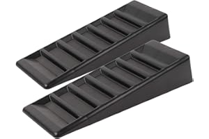WAMOVO Lot de 2 cales d'équilibrage/de lancement Charge max. 3500 kg, 42 x 14 x 7,5 cm Pour caravane/camping-car