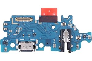 GENERICO Ricambio Compatibile con Samsung Galaxy A25 5G A256 A256B CIRCUITO MODULO PCB SCHEDA PORTA USB TYPE C CONNETTORE jack DI CARICA RICARICA + MICROFONO CHIAMATE DC BOARD SYNC DATI +IN JACK CUFFIE