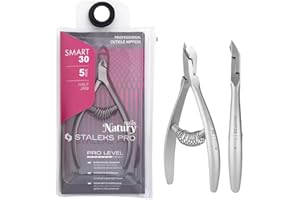 STALEKS PRO by Natury Nails Alicate profesional para cutículas 5 mm. Acero inoxidable (Smart 30-5mm)