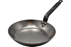 BALDASSARE AGNELLI Pentole Agnelli Lionese Padella Pesante in Ferro, antiaderente, 28 cm, Grigio