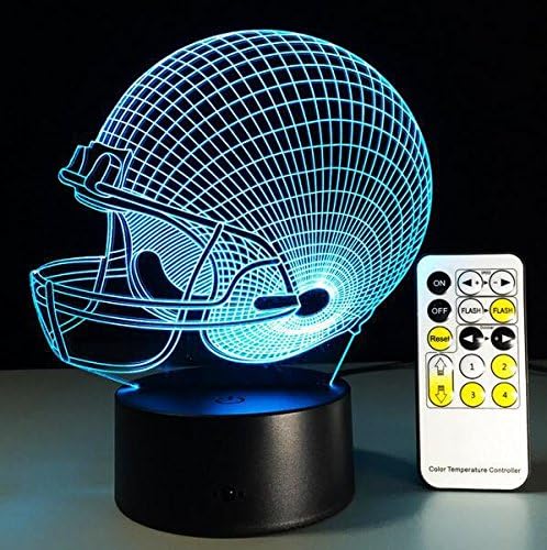 LUCKY GODDESS 3D LED Lamp Optical Illusion Night Light Decor Lights Visual Table Glow Lamp Remote Control Alarm Clock Image 7 Colours Changes