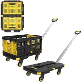 STANLEY PC532B 137kg 62x45cm D&ouml;rt Tekerli &Ccedil;ekme Kollu Y&uuml;k ve Paket Taşıma Arabası + FT505 25Kg Katlanır &Ccedil;ok Ama&ccedil;lı Taşıma Sep