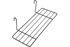 POPETPOP 2 Pcs Rat Cage Accessories Parrot Playstand Grid Wall Shelf Cockatiel Toys Wire Platform White Shelf for Wall Bird Cage Platform Bird Training Perch Bird Stand Budgerigar Bird Rack