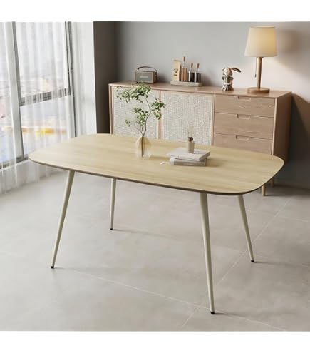 Eettafel lichtbruin/zwart 120/150 x 80 cm uitschuifbaar HOUSTON