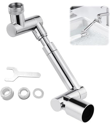Aeratore Per Rubinetto Girevole 1080° ALTHY Con Filtro Anti-cloro E 2 Modalità Acqua