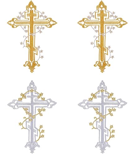 GORGECRAFT 2 PZ Toppe Ricaate Ferro 3D Pizzo Applique Cucire su Fiore Perline Toppe Ricao