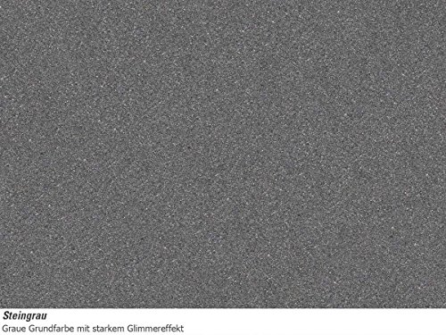 Franke Prince Küchen Hochdruckarmatur Einhebelmischer Laufeiser Gewebeschlauch edelstahlgehäuse mit Einbrenn Lackierung steingrau, 115.0030.729 - 3