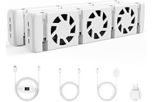 HOPPE'S Heizkörper Ventilator, Smarter Heizungsventilator für Heizungen und Unterheizungen, Langlebiger Heizkörperverstärker zur Erhöhung der Heizeffizienz, zum Sparen von Energie und Heizkosten