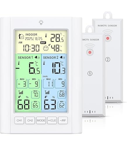 ORIA Digitale koelkastthermometer, 2 stuks