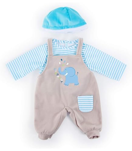 Bayer Design 84680AA – Ensemble De Vêtements Pour Poupée 40-46 Cm – Barboteuse Sirène Et Bonnet – Scratch Facile – Motif Turquoise Et Rose