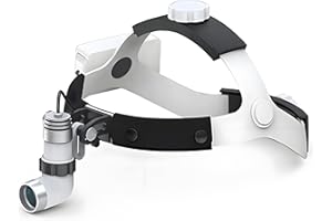 buyzg 3W LED Headlamp Examination Headlight Surgical Head Light Integrated LED Medical Surgical Head Torch lamp with Battery