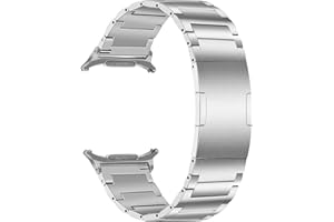 TRUMiRR Titan Armband Ersatz für Galaxy Watch Ultra 47mm, One Click & No Gap Uhrenarmband Integriertes Schnallen Armband für Samsung Galaxy Watch Ultra 47mm (2024)