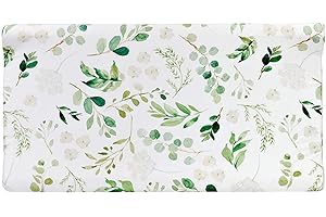 ACARYI Baby Diaper Changing Pad Cover Nursery Baby Waterproof Play Printed Mat Cover Changing Washable Table Cover Baby Care Accessories (Green)
