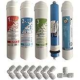 Ihlas Aura Cebilon Plus Uyumlu 12 In&ccedil; Inline 5'li Membranlı Filtre Seti (Dirsek Hediyeli)