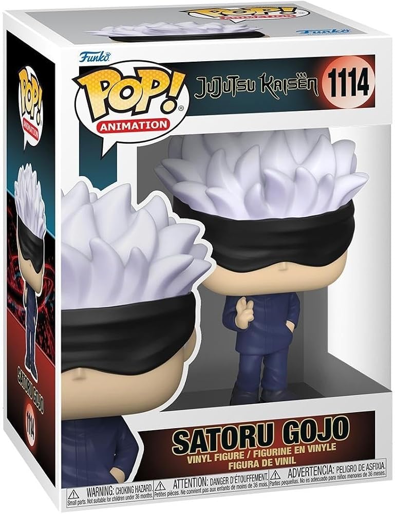 Funko Pop! Animasyon: Jujutsu Kaisen - Satoru Gojo - Vinil Koleksiyon Figürü - Hediye Fikri - Resmi Ticari Ürünler - Çocuklar ve Yetişkinler için Oyuncak - Anime Hayranları - Koleksiyoncular için