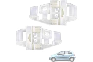 Twowinds - Clip Lève-vitres Compatible avec Renault Scenic (2003-2009) C3 (2001-2007) Modus (2003-2008) - Porte Avant Gauche, Droite - 8200335242-8200277578 - Regulateur Vitre (lot de 2 pièces)