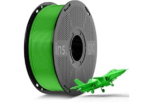 Inslogic PLA Pro 1.75mm Förutorkat Filament Fuktskydd 3D-skrivare Filament 1kg spole, 50-300mm/s, ±0.02mm noggrannhet, Passar