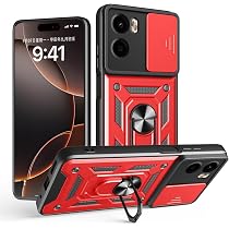 Handyhülle Für Xiaomi Redmi Note 14 Pro 5G – Stoßfest, Mit 360° Ringständer & Kamera-Abdeckung, Schwarz