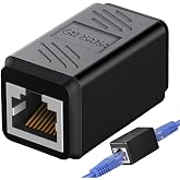 TECHZOCO RJ45 Female to Female Splice, Adapter for RJ45 Network Cable, Network Splice, Internet Cable Splice, Type 8P8C, RJ45
