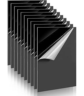 Veciado Lasermarkierungspapier Schwarz - Für DIY Lasergravur Auf Keramik & Glas