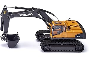 siku 3535 Excavadora hidráulica Volvo, Brazo de excavadora funcional, 1:50, Metal/Plástico, Amarillo